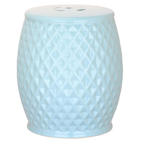 Casilda Mini Garden Stool, Blue Casilda Mini Garden Stool, Blue~P61095519