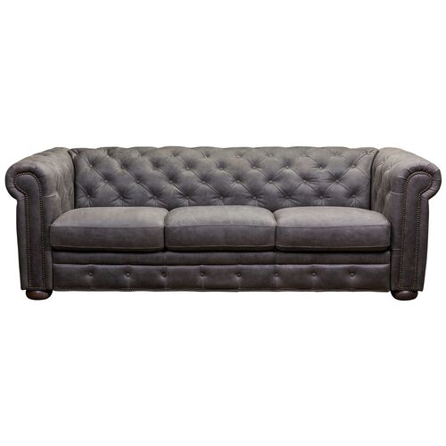 Pennington Leather Sleeper Sofa