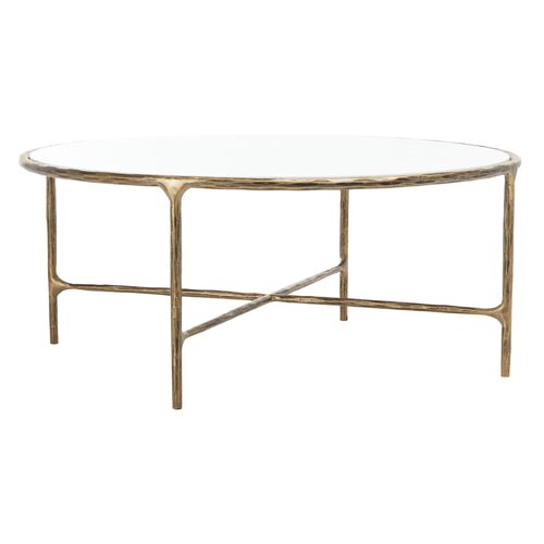 Bastian Round Metal Coffee Table Bastian Round Metal Coffee Table