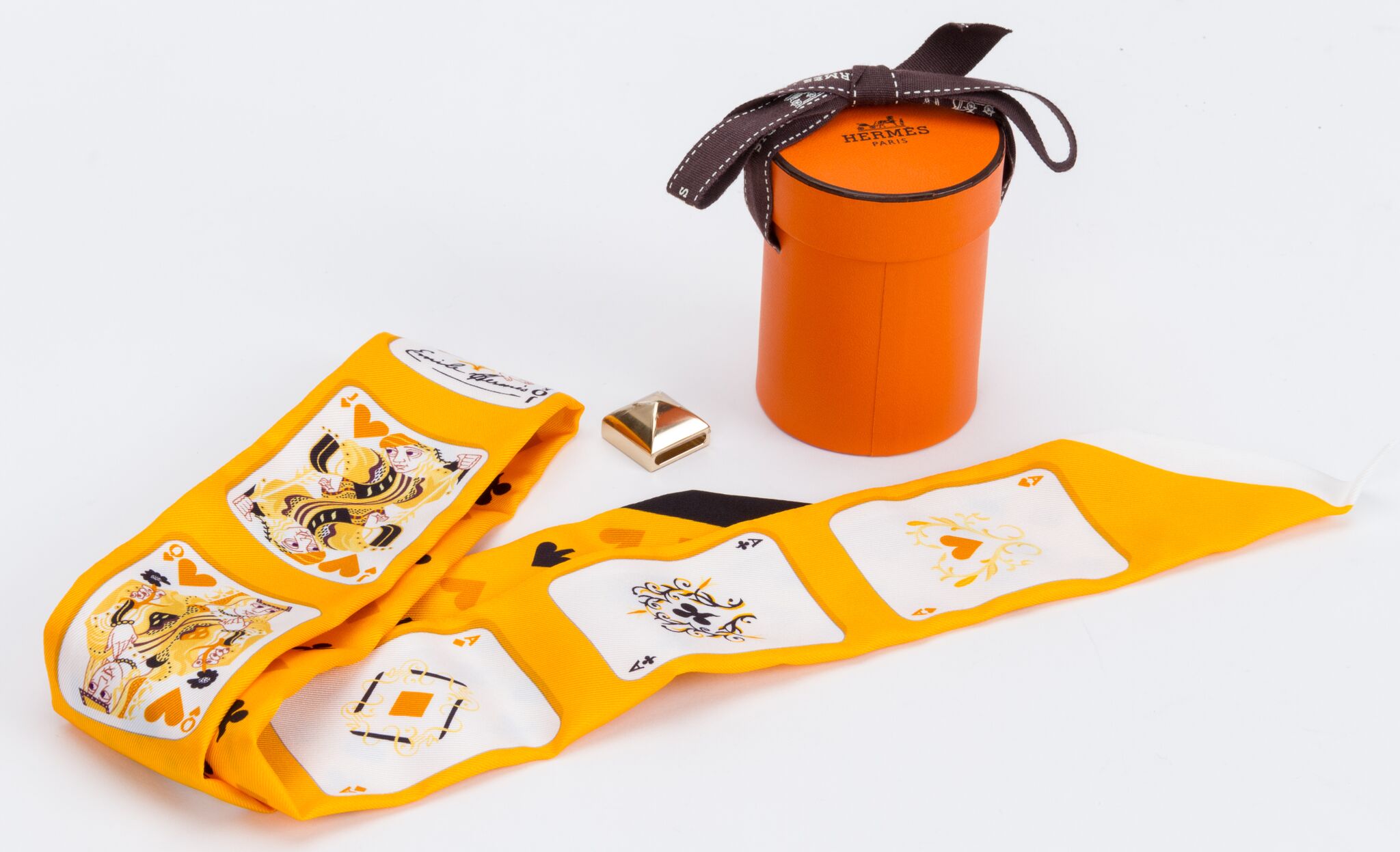 Hermès Yellow Jeu de Cartes Medor Twilly~P77504383
