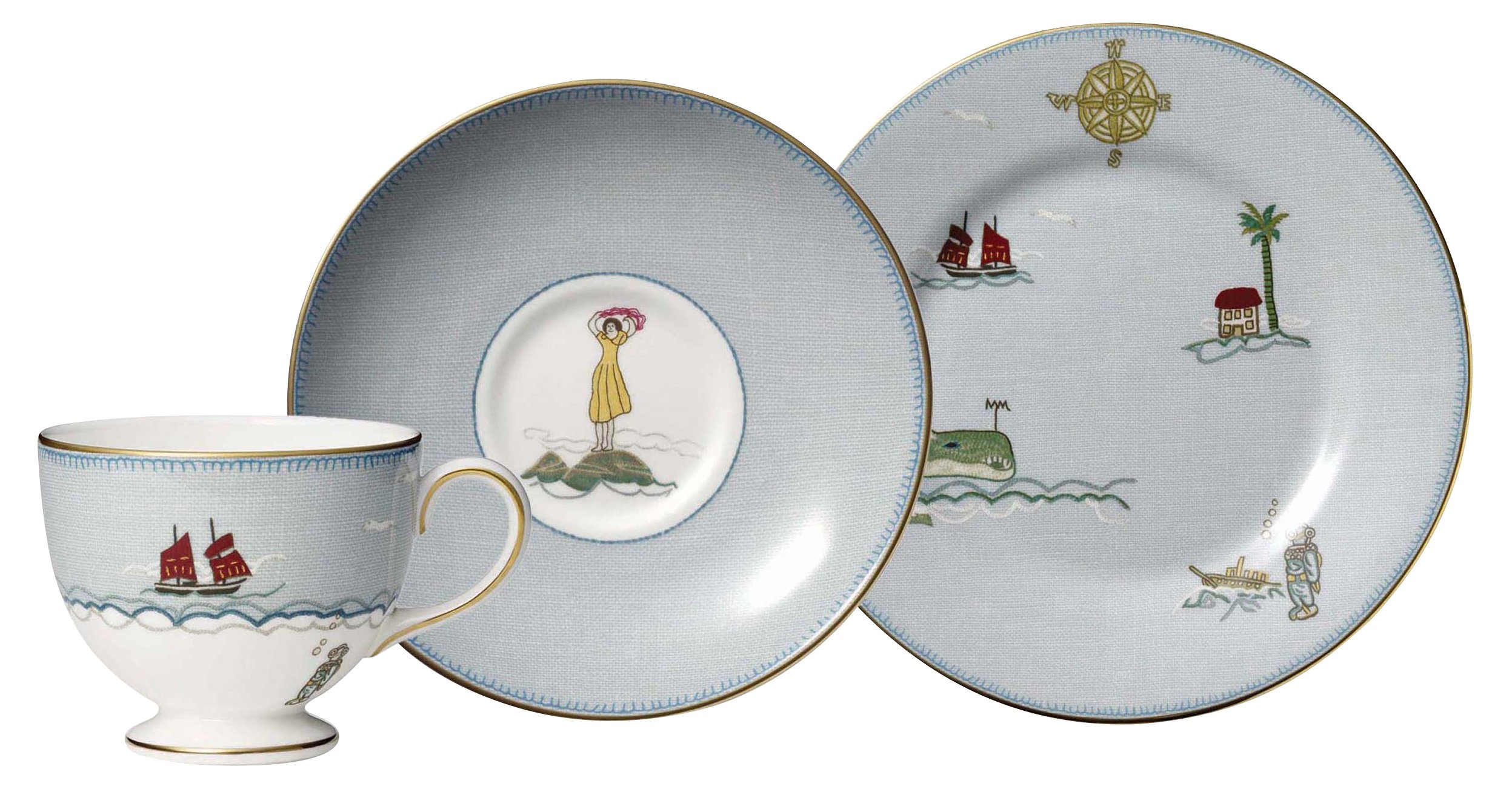 Mythical Creatures Dinner Plate | One Kings Lane