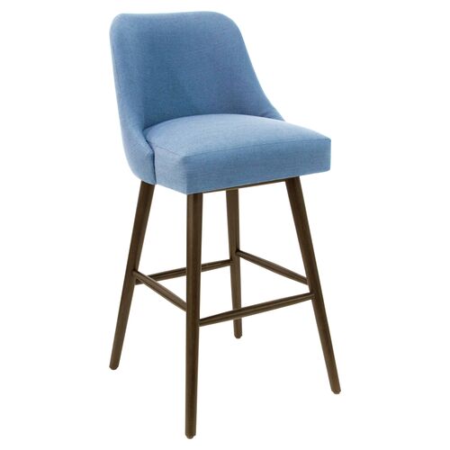Blue Counter Height Bar Stools