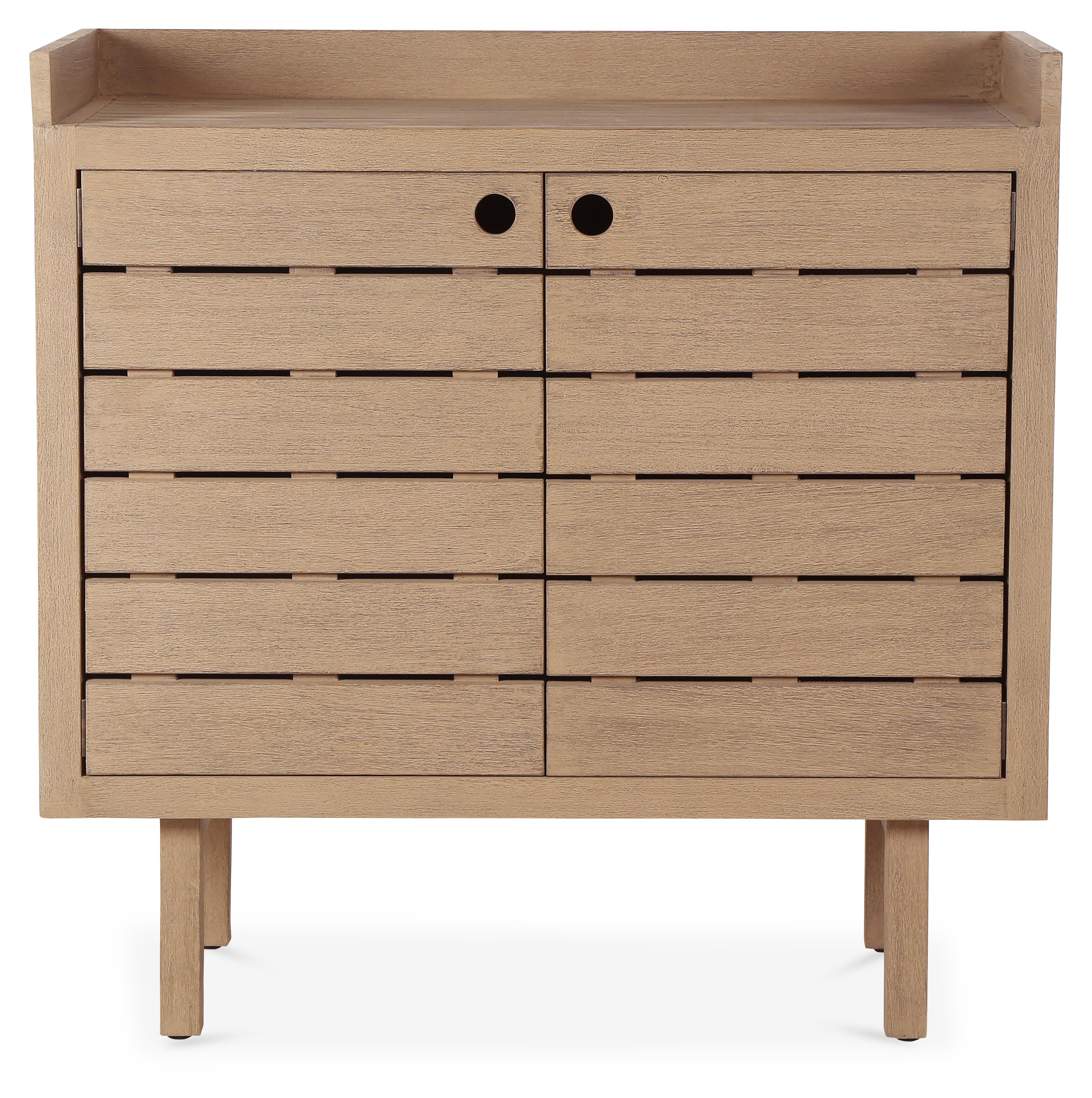 Nina Outdoor Sideboard, Washed Brown
