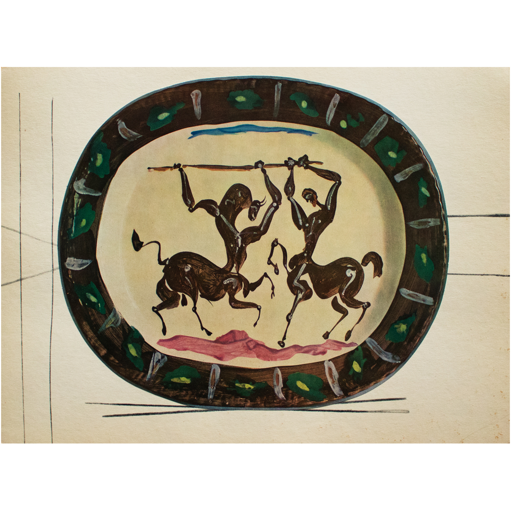 1955 Picasso, Print of Ceramic Plate N14~P77660534