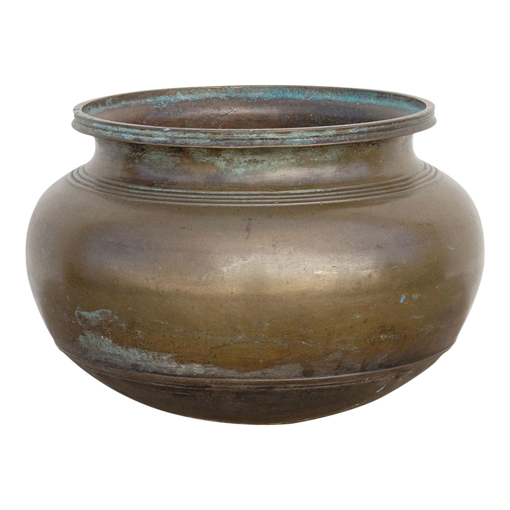 Antique Brass Buttermilk Vessel~P77667209