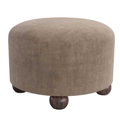 Brooke Ottoman, Velvet