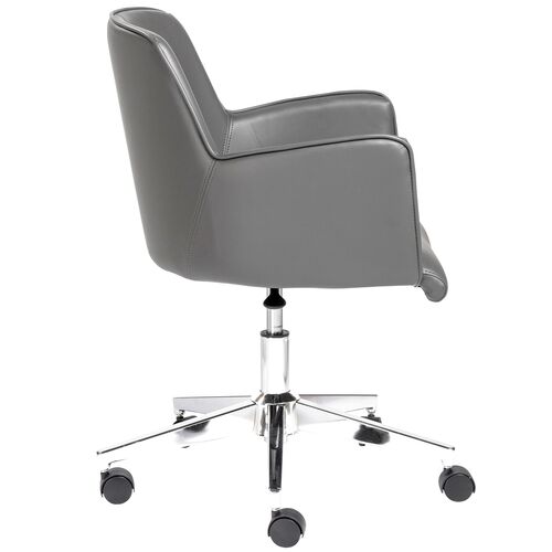 Solstice Pro Office Chair, Gray Leatherette