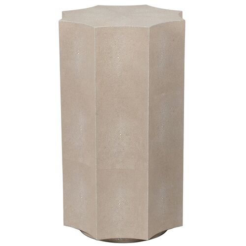 Marilyn Shagreen Side Table Small, Grey Marilyn Shagreen Side Table Small, Grey