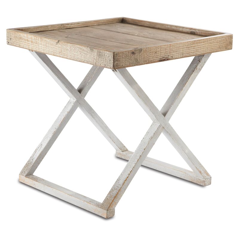 Brownstone Furniture - Sutton Side Table, Pearl Gray | One Kings Lane