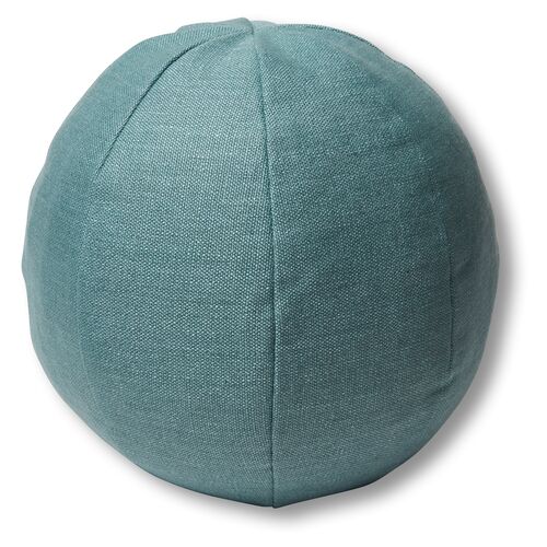 Emma 11x11 Ball Pillow, Surf Linen~P77483484