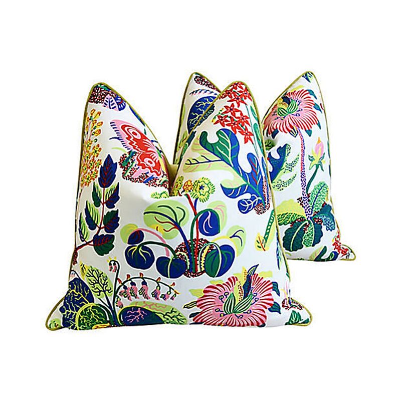 Schumacher Exotic Butterfly Pillows, Pr