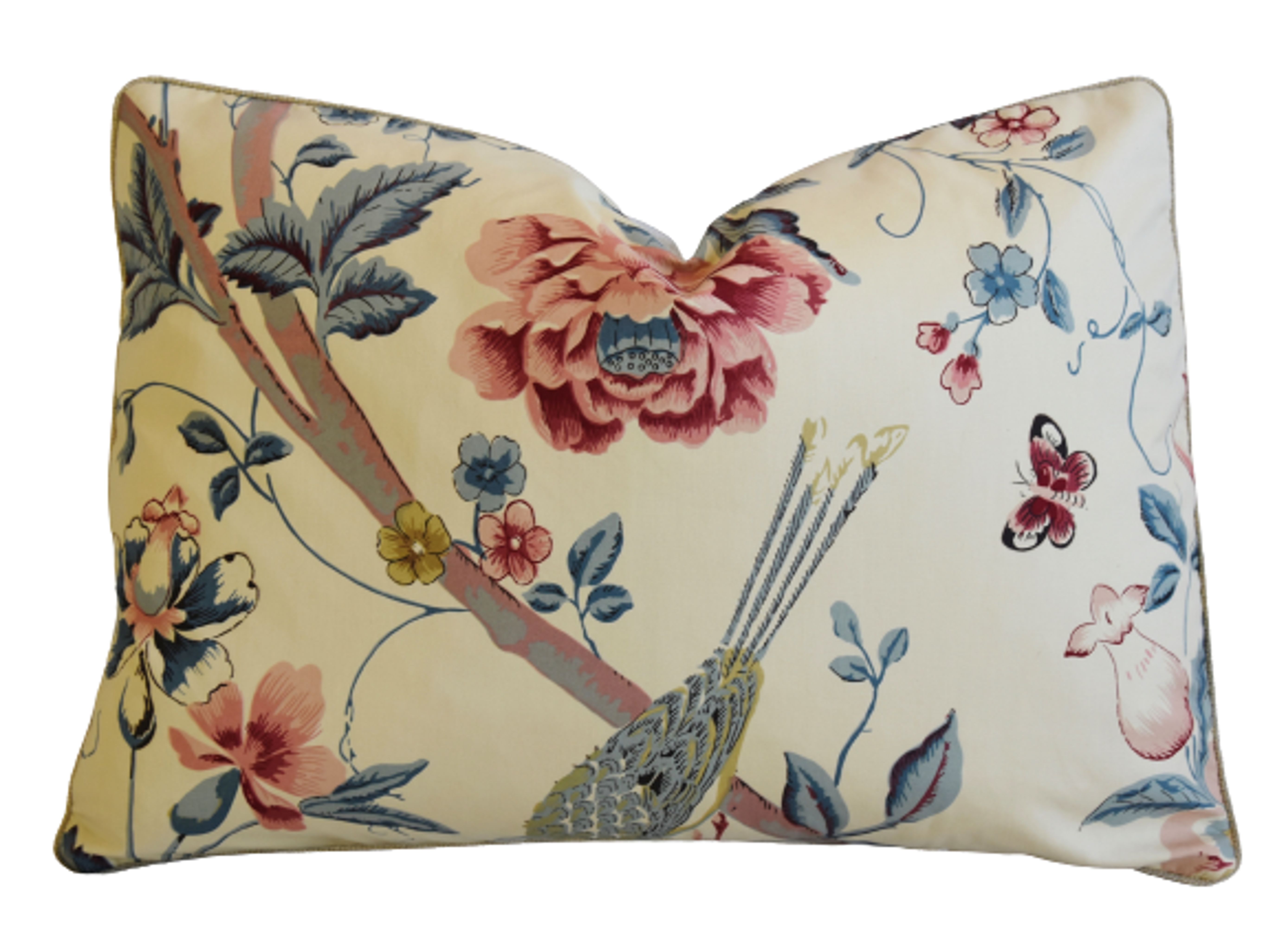 Titley & Marr Chinoiserie Bird Pillow~P77634206