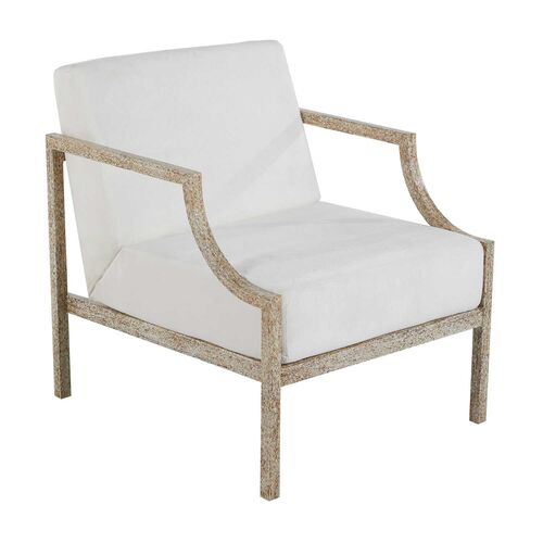 Zilar Lounge Chair, Turnsole/White~P77606305