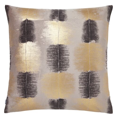 Jag Pillow, Gold/Gray