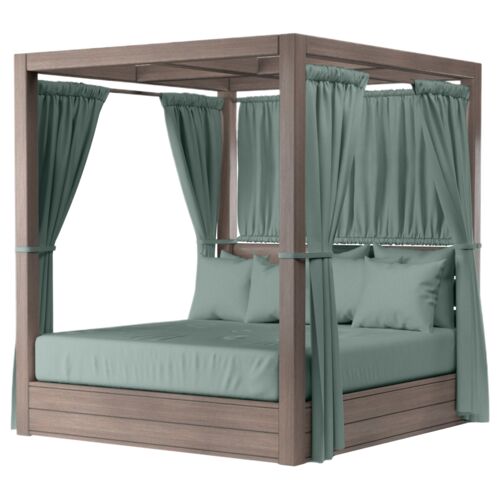 Farren Outdoor Aluminum Resort King Daybed