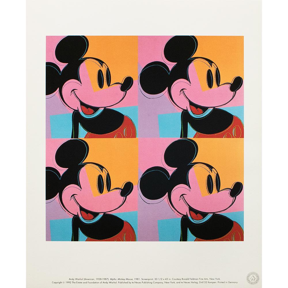 1992 Andy Warhol, Myths: Mickey Mouse