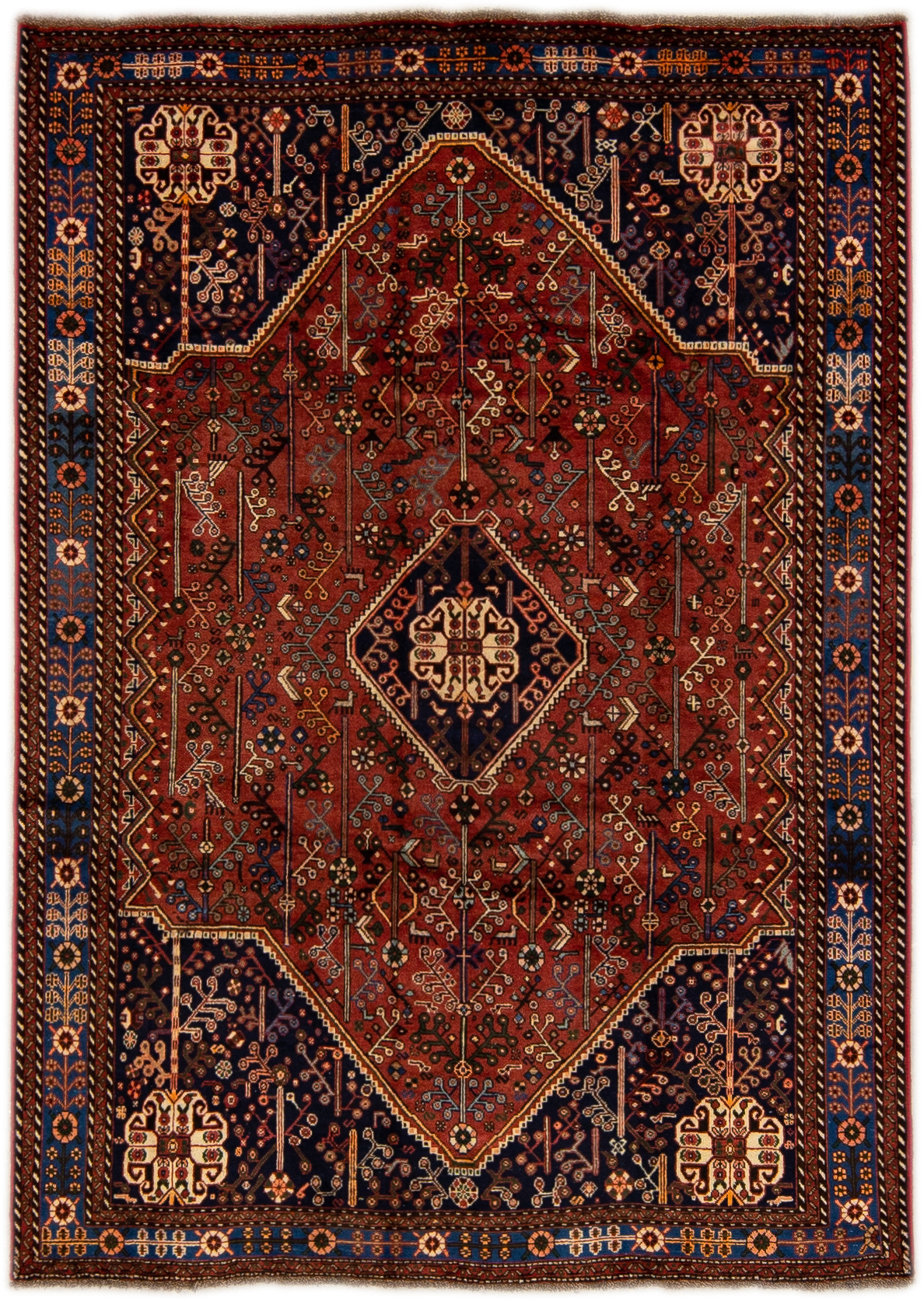 Heriz Red Persian Wool Rug~P77646727