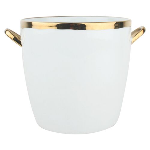 Dauville Ice Bucket, White/Gold~P77107107