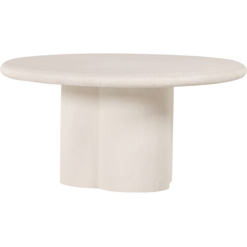 Skye Outdoor 60" Round Dining Table, Concrete~P111118105