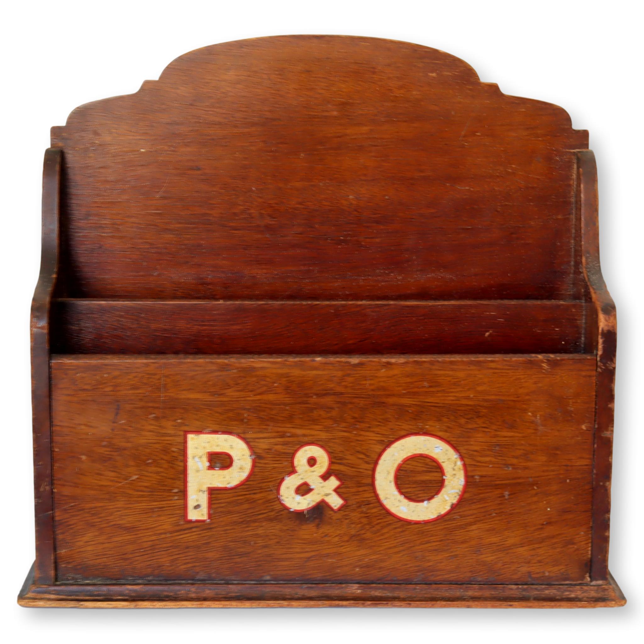 Antique English P&O Steamship Desk Box~P77662665