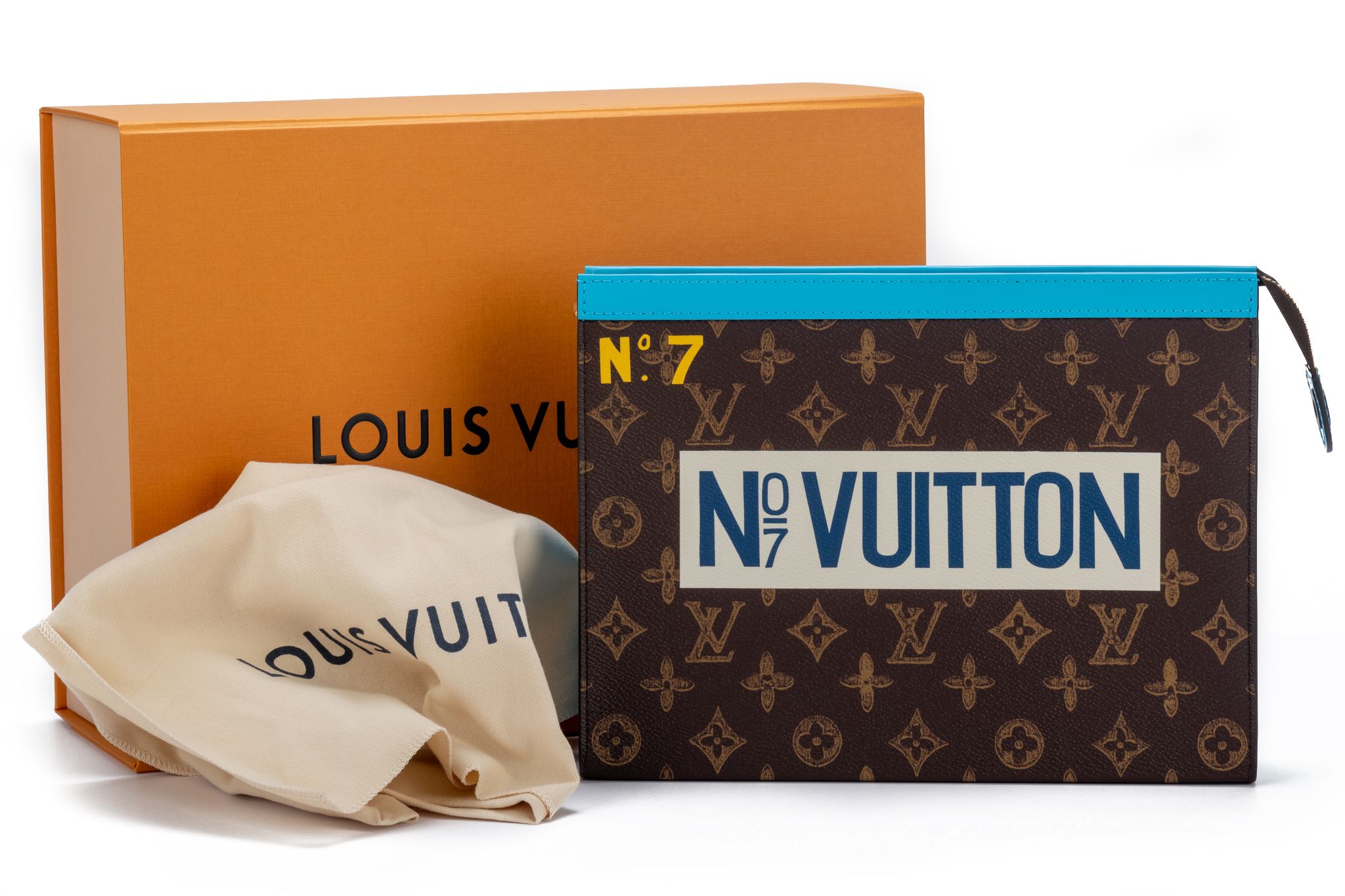 Louis Vuitton LV virgil Abloh Pochette Brown Cloth ref.923617 - Joli Closet