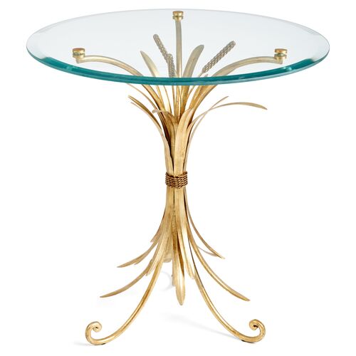 Wheat-Sheaf Side Table, Gold~P75484921
