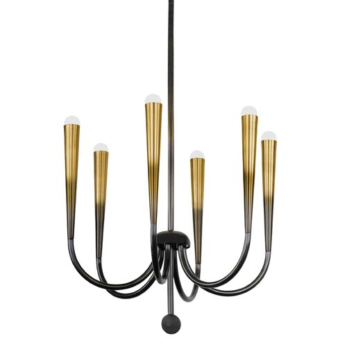 Adley Chandelier, Gradient Brass Adley Chandelier, Gradient Brass