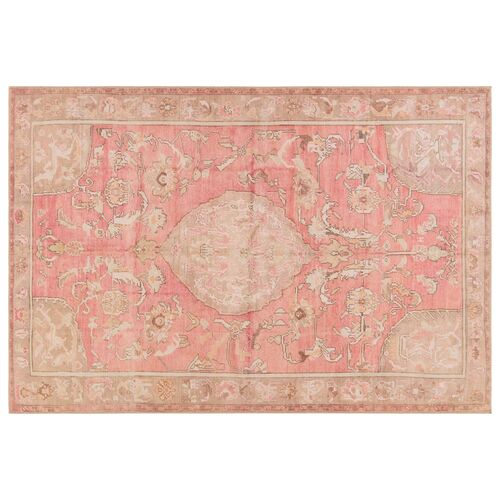 Vibe by  Cheney Medallion Pink/Beige Area Rug (4'X6')