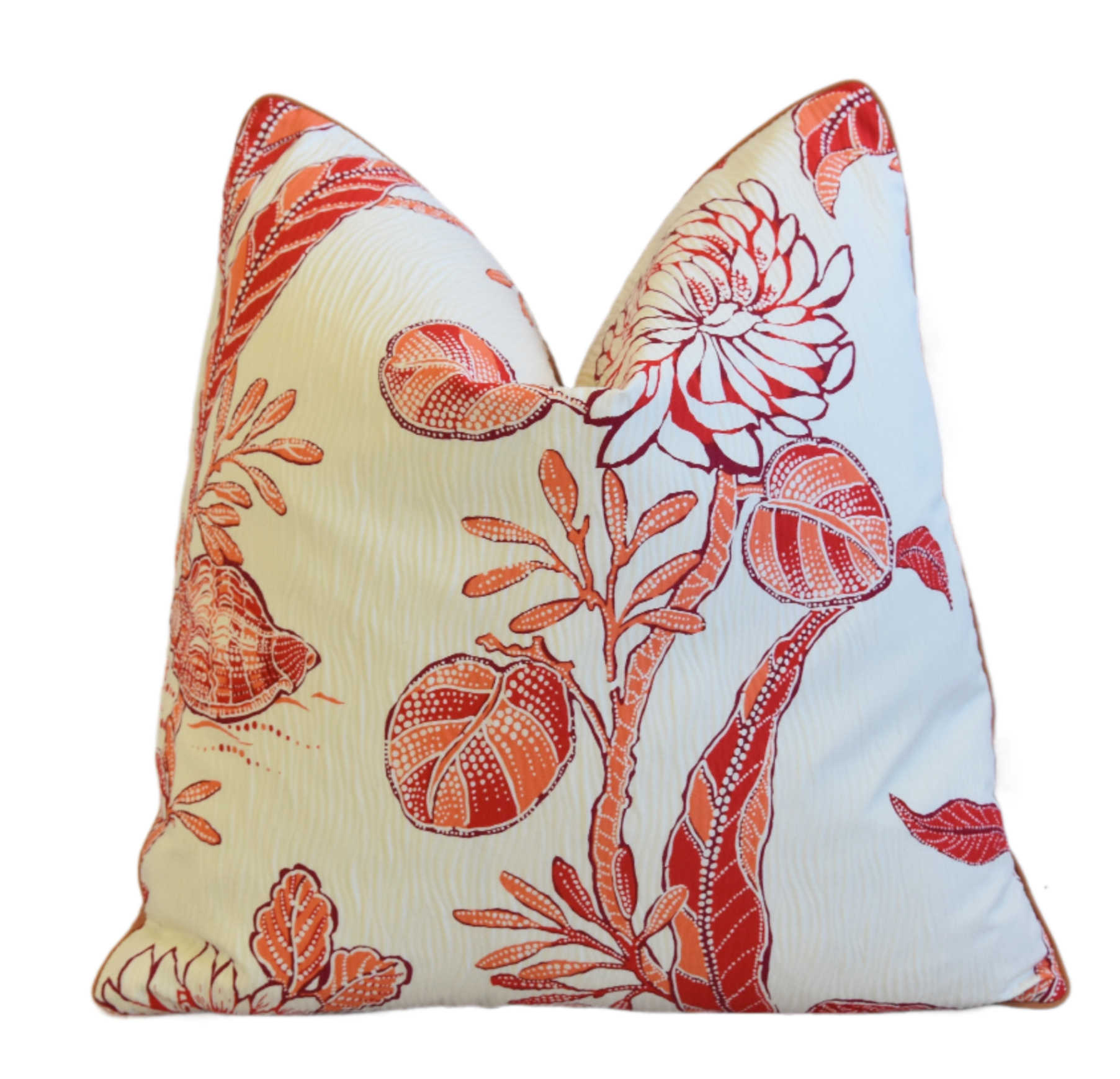 French Lelievre Nautical Sea Life Pillow~P77698203