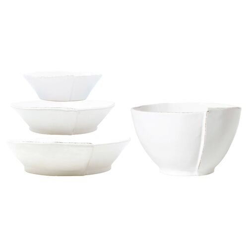 Lastra 4-Piece Serving Bowls Set, White~P77631323