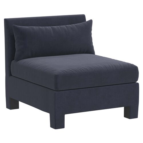 Bryn Velvet Upholstered Slipper Chair~P77649242