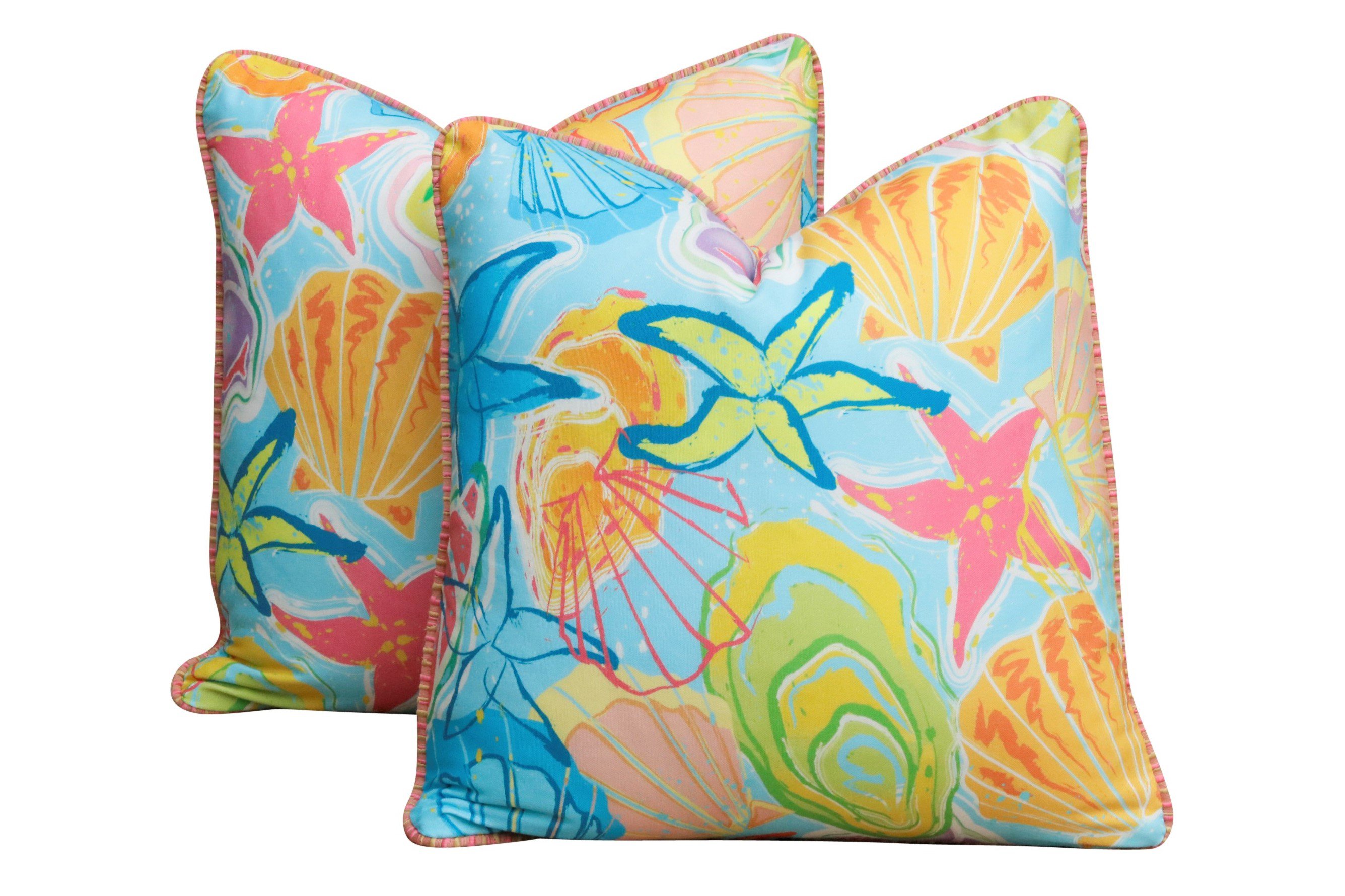 Spanish Seaside Pillows, Pair~P77548869