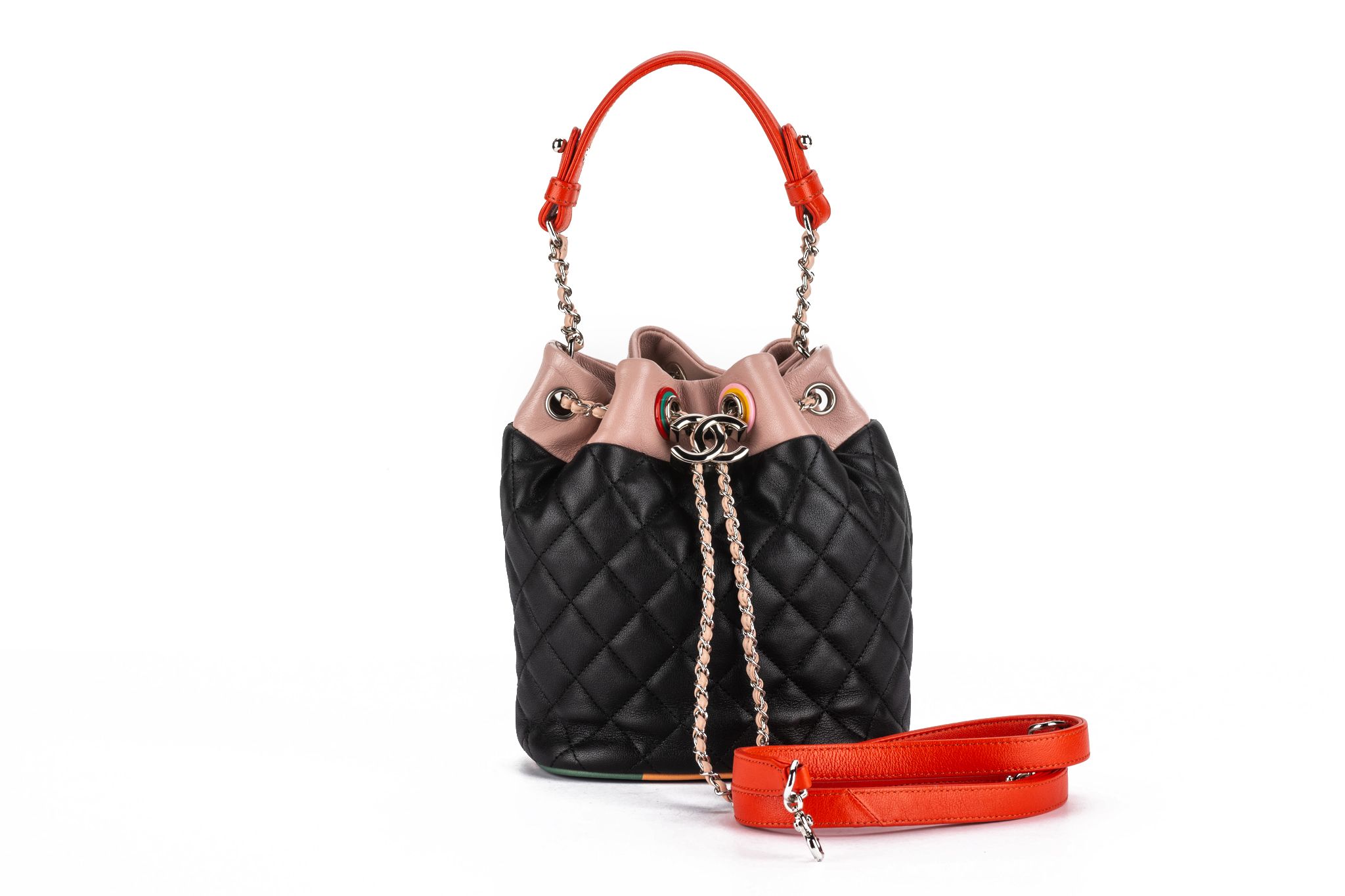 Chanel Lambskin Quilted Cuba Bucket~P77698250