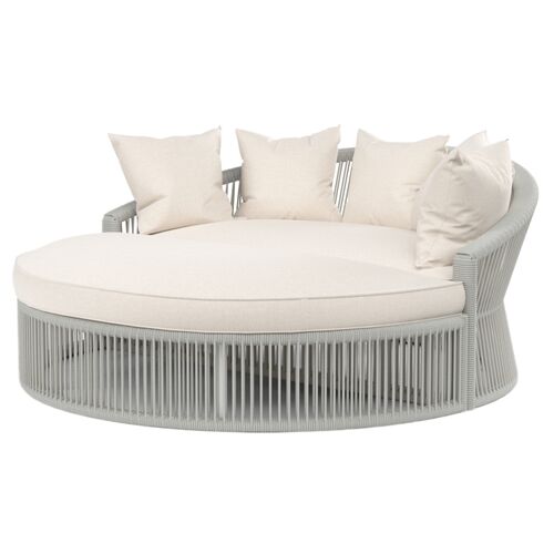 Dola Outdoor Aluminum/Rope Daybed