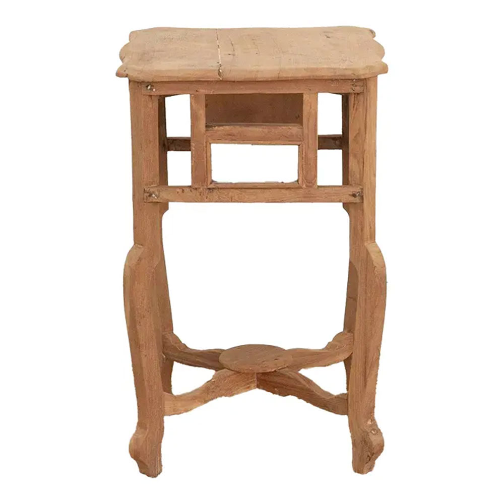 Small Antique Teak Colonial Side Table~P77738163