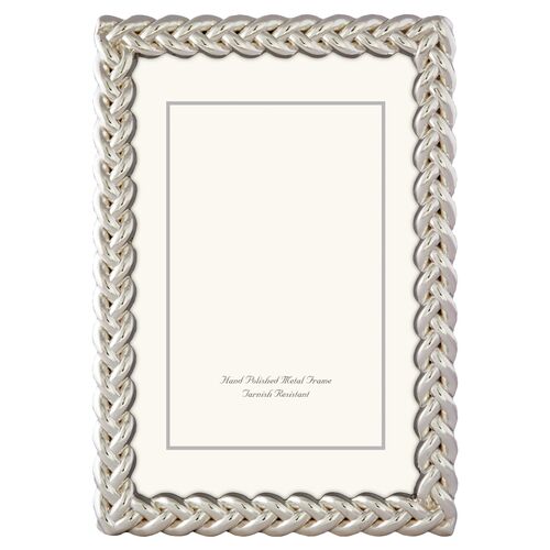 Siena Braid Frame, Silver