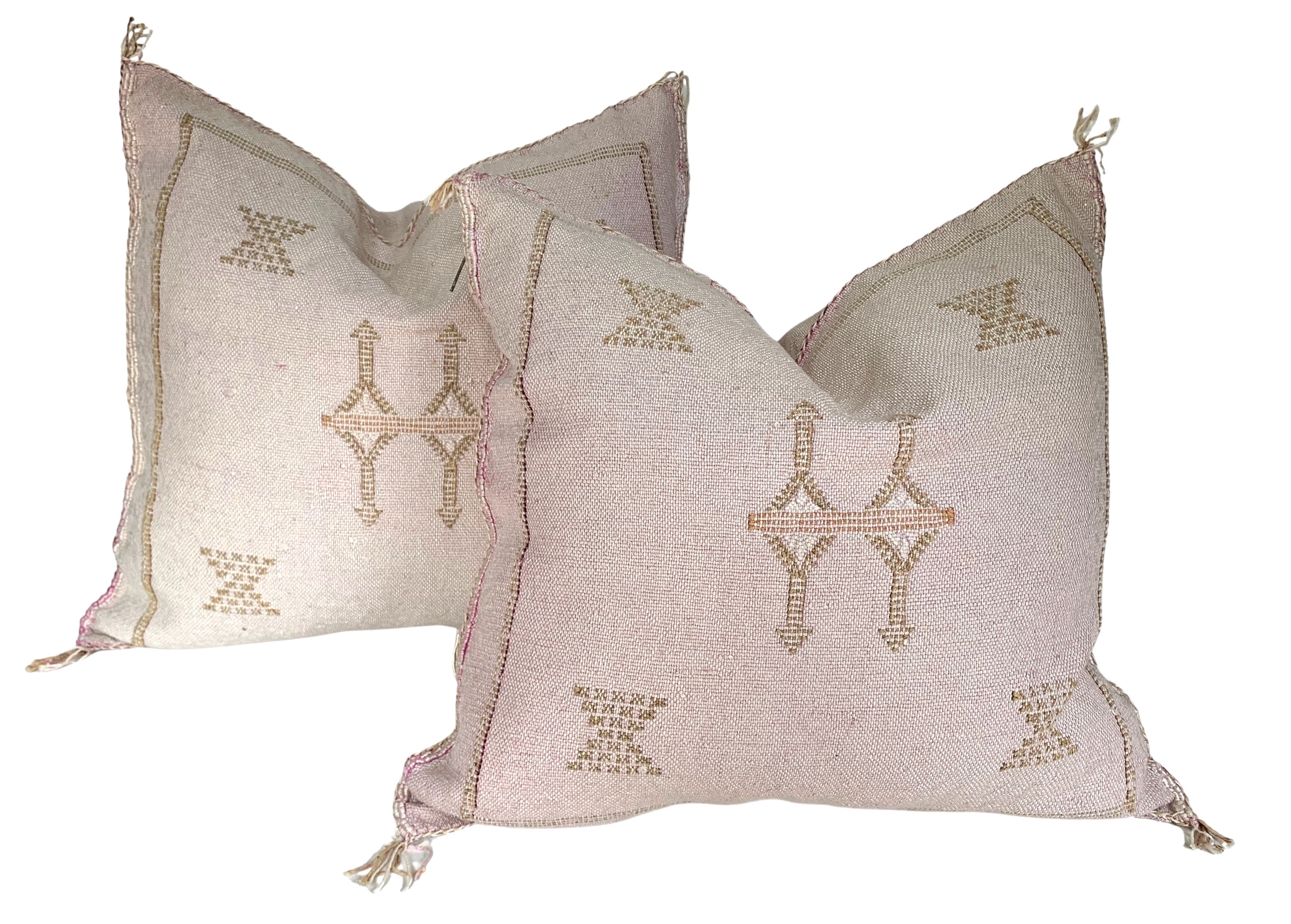 Moroccan Sabra Silk Pillows, Pair~P77659745