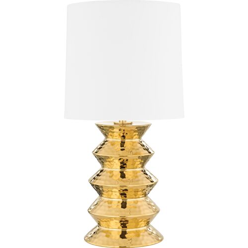 Benedetta Large Table Lamp, Aged Brass~P111126444