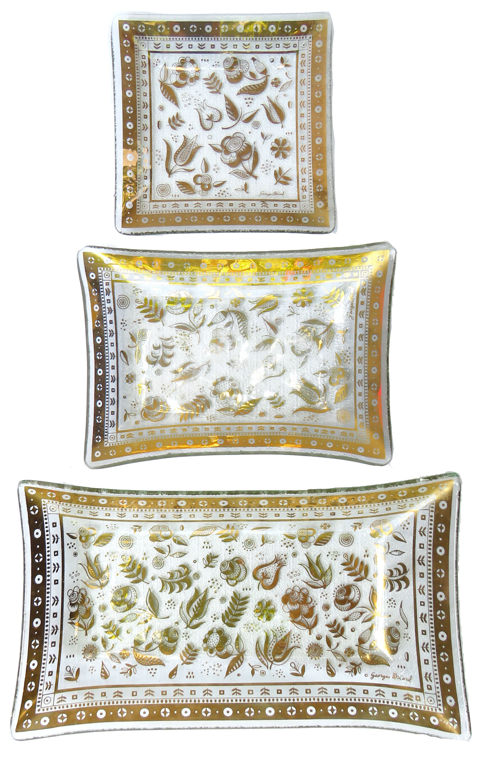 Georges Briad Persian Garden Trays, S/3~P77665650