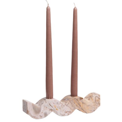 Wavy Candelabra, Soapstone