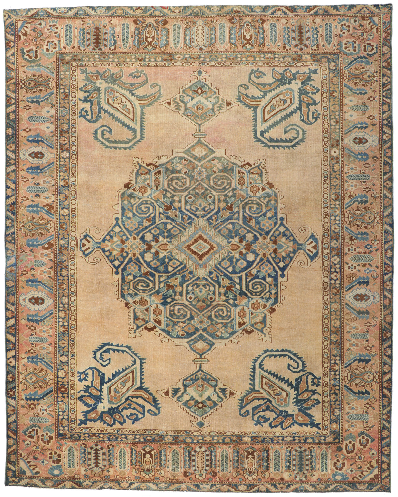 Persian Bakhtiari Rug, 9'10 x 12'4~P77664958