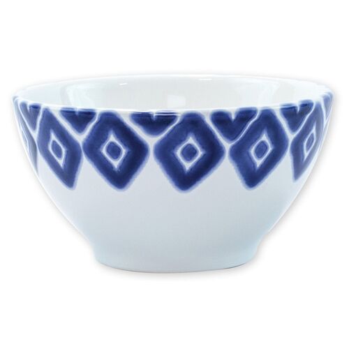 Santorini Diamond Cereal Bowl, Blue/White~P67605613