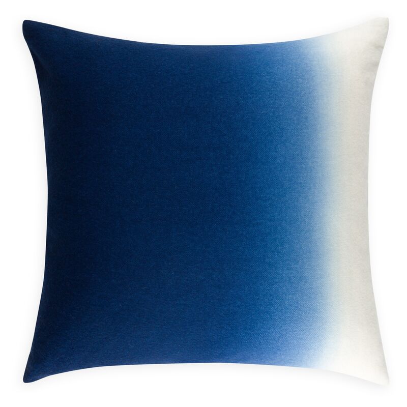 Dip Dyed 24x24 Pillow, Indigo