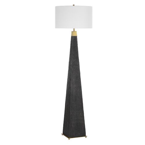 Silas Floor Lamp, Black
