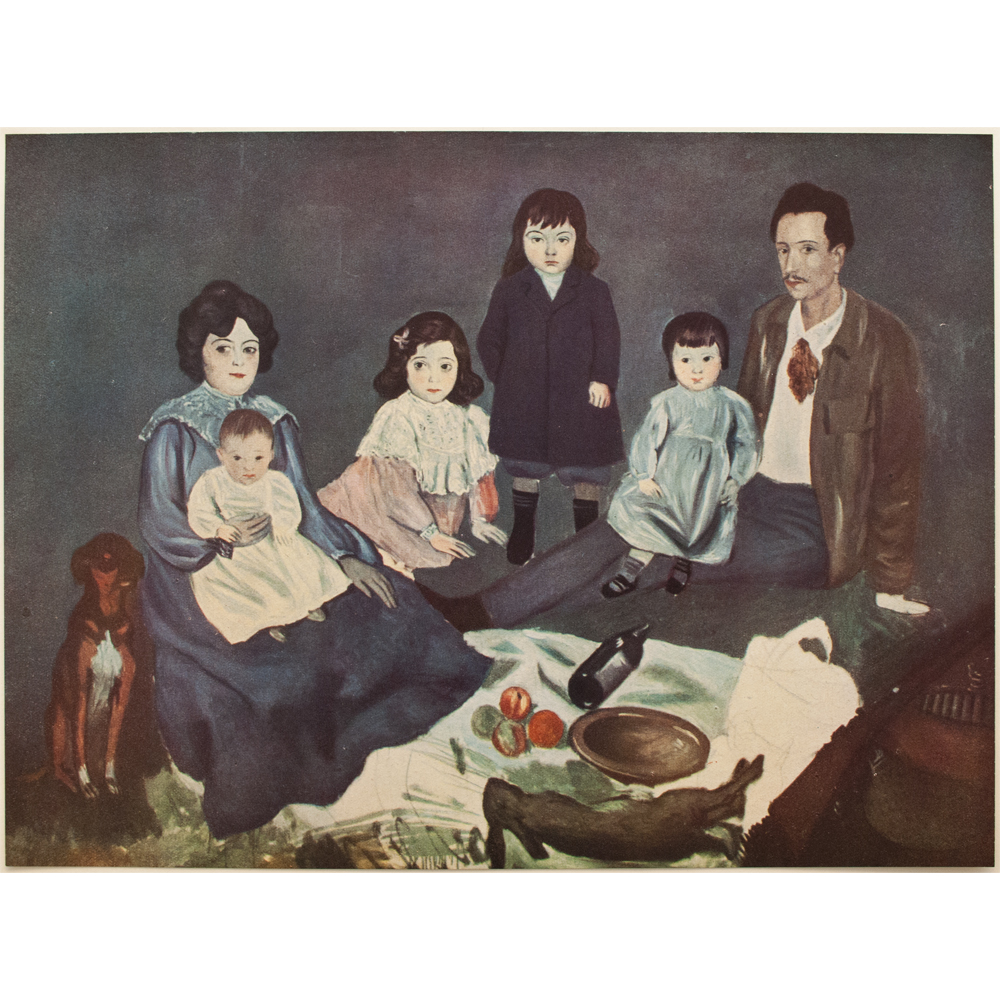 1948 Picasso The Soler Family, COA~P77540125