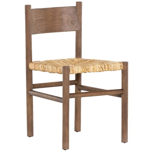 Elias Woven Dining Chair, Natural/Russet Mango~P77630254