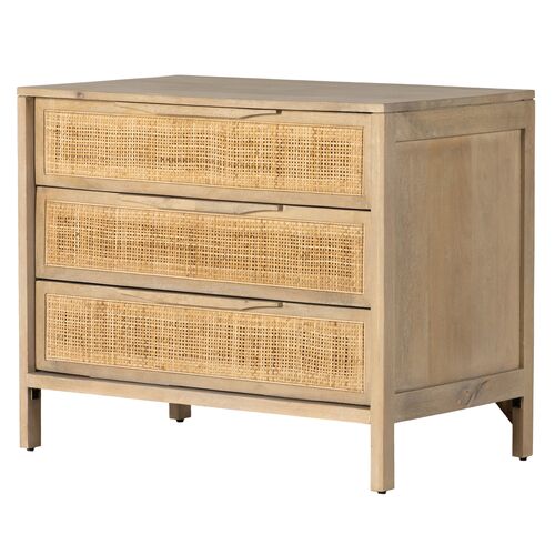 Selena Large Cane Nightstand
