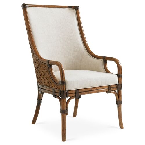 Marabella Upholstered Armchair, Ivory~P77008860~P77008860