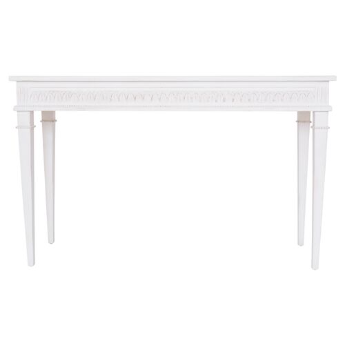 Lily Console, Antiqued White~P77542467