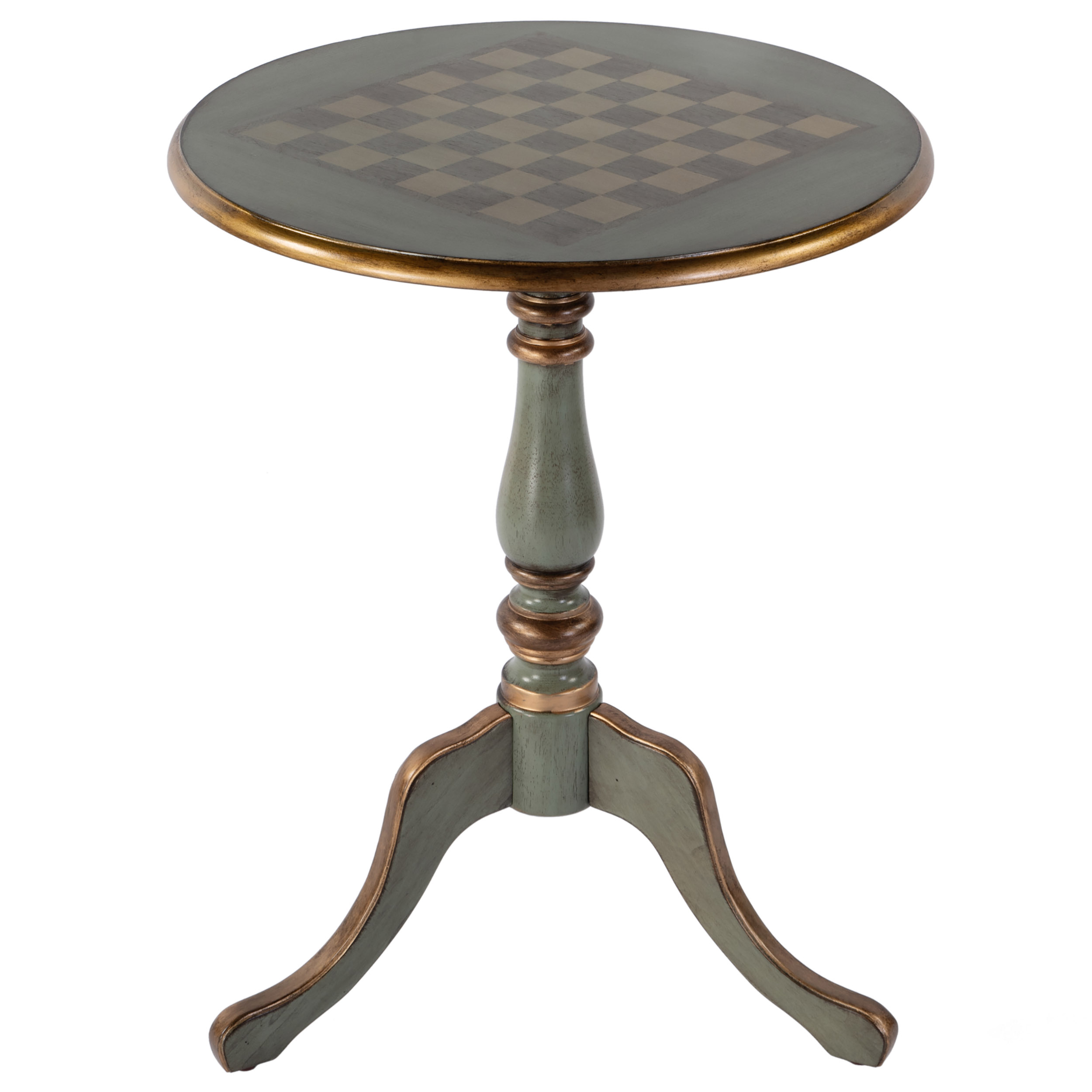 Archibald Round Pedestal Game/Accent Table